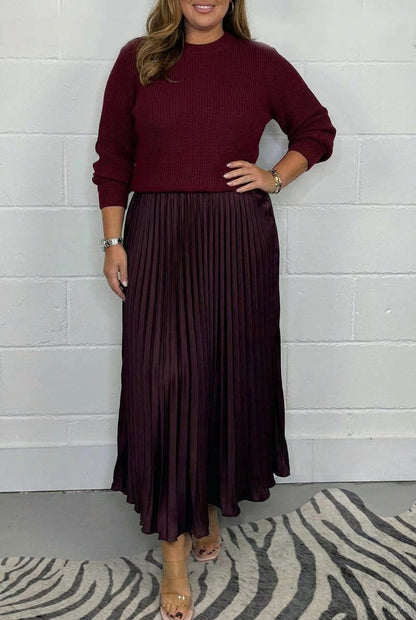 Claudia | Layered Sweater Dress