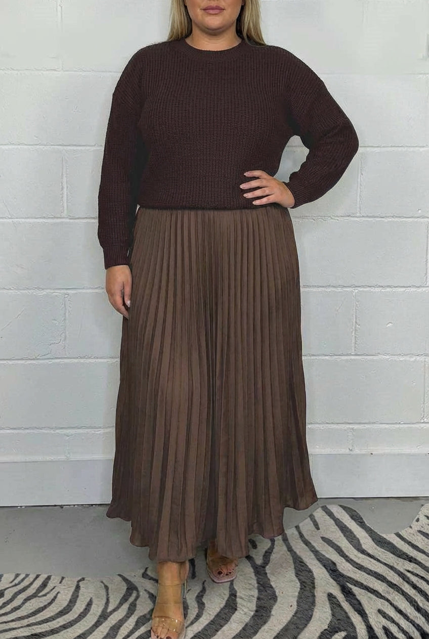 Claudia | Layered Sweater Dress