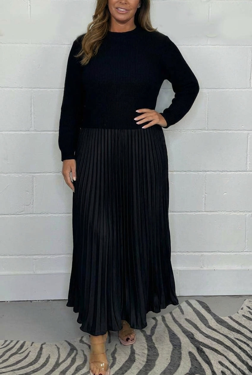 Claudia | Layered Sweater Dress