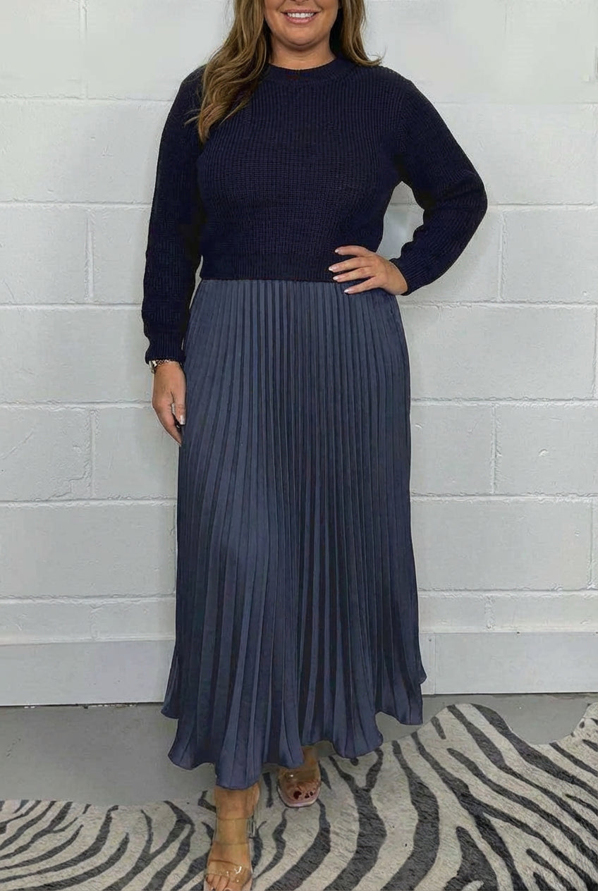 Claudia | Layered Sweater Dress