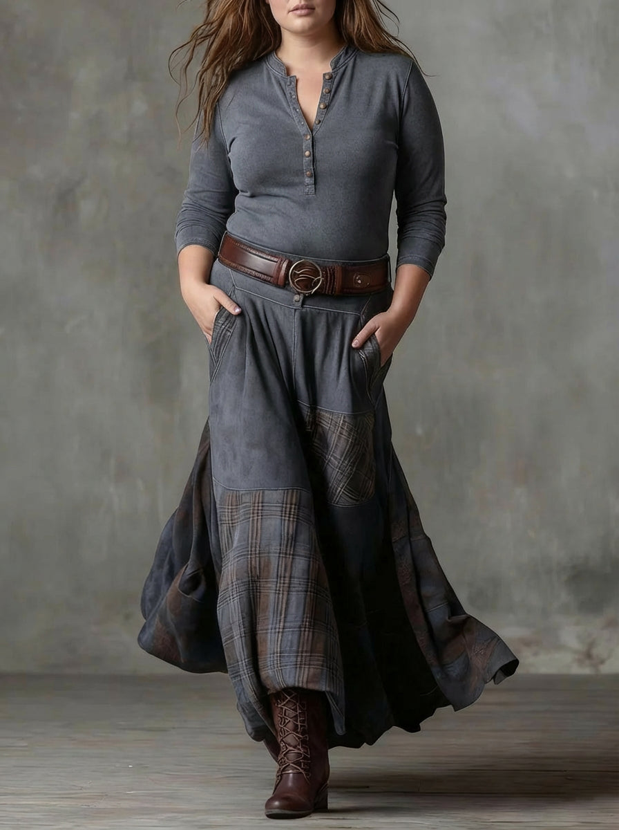 Leonora | Vintage Belted Dress