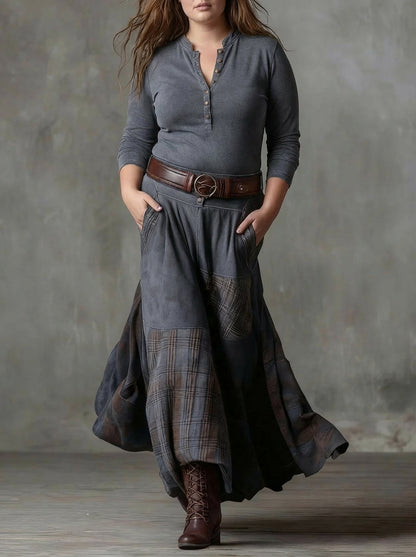 Leonora | Vintage Belted Dress