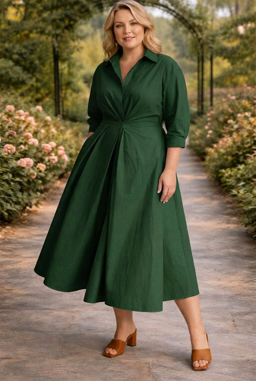 Monroe | Flattering Flowing Wrap Dress
