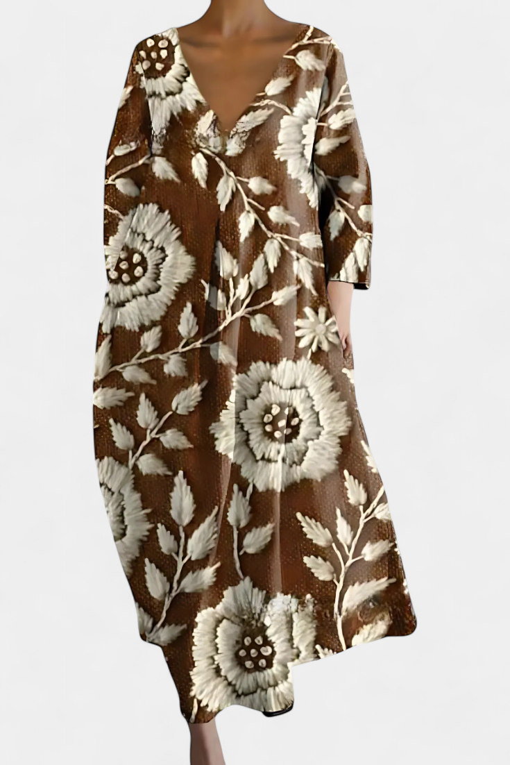 Joan | Comfortable V-neck Dress