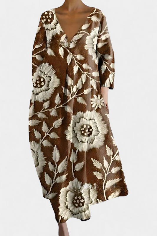Carol | Comfortable V-neck Dress