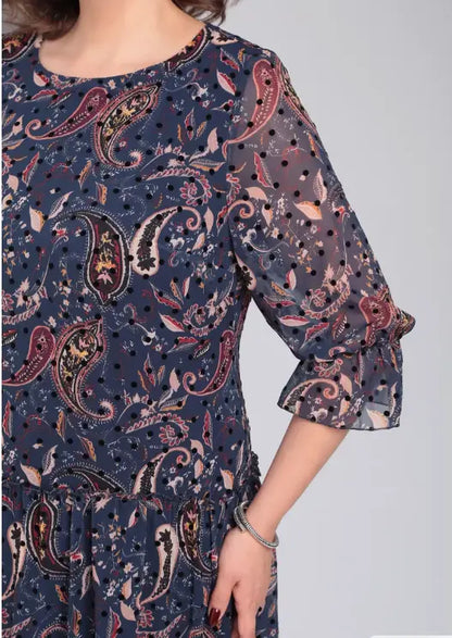 Oriane | Elegant Floral Dress with a Timeless Style