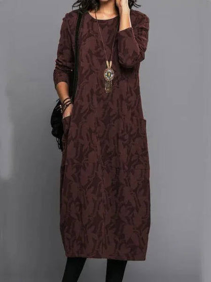 Vivian | Flattering Midi Dress With Pockets