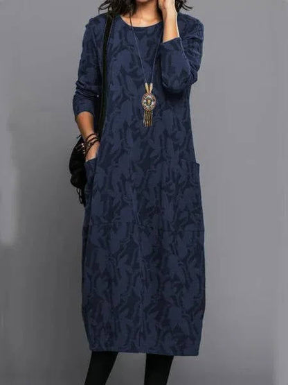 Vivian | Flattering Midi Dress With Pockets