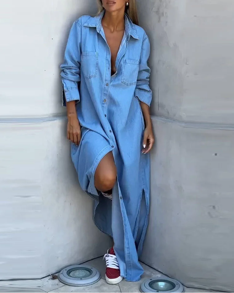 Delana | Casual Button Down Dress