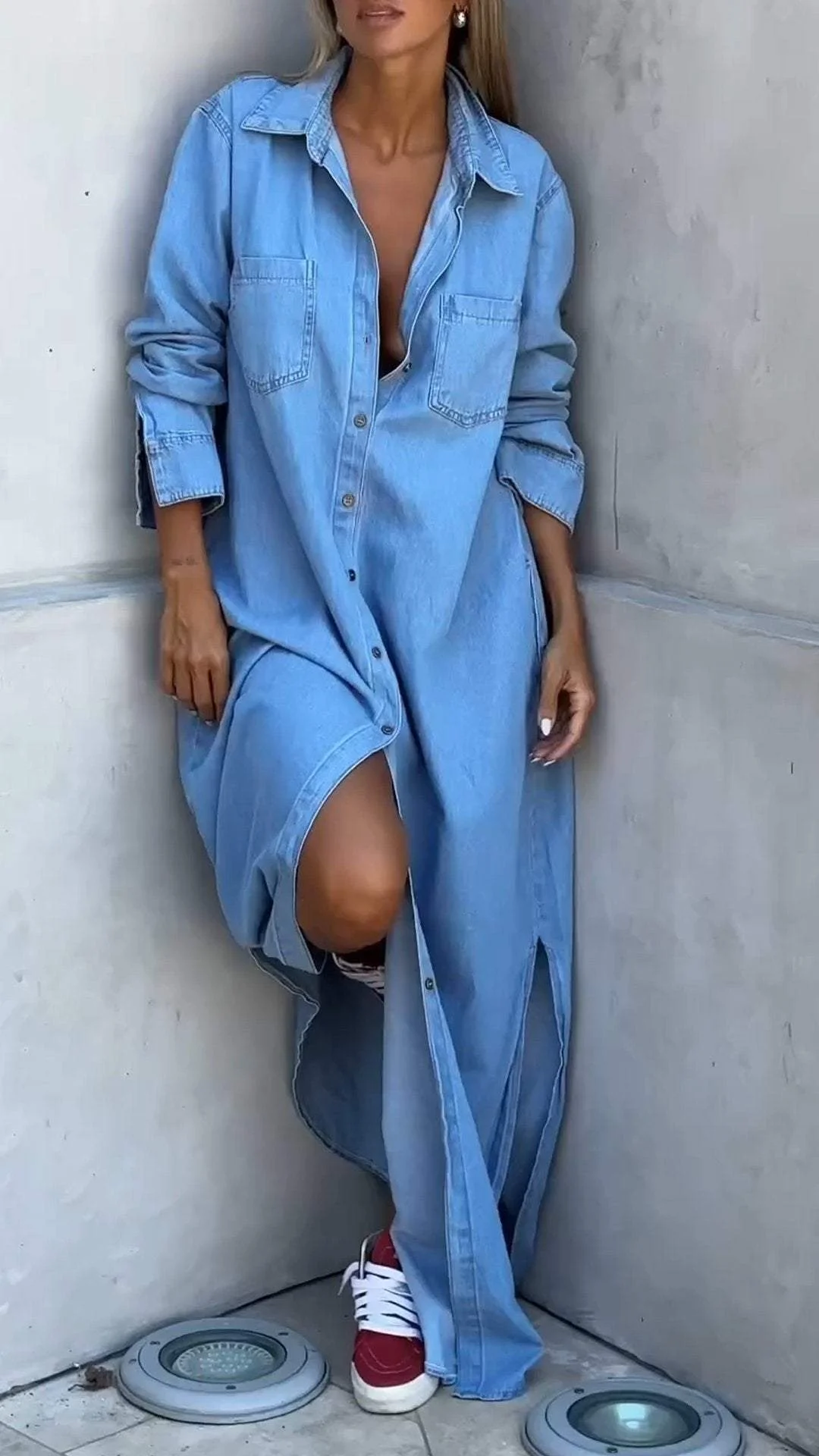 Delana | Casual Button Down Dress