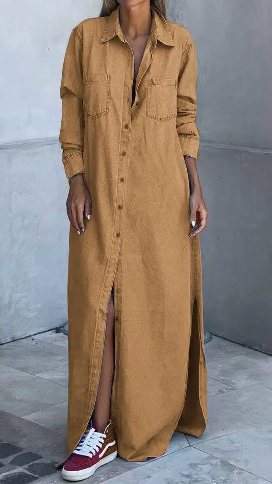 Delana | Casual Button Down Dress