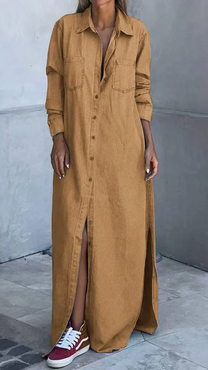 Delana | Casual Button Down Dress