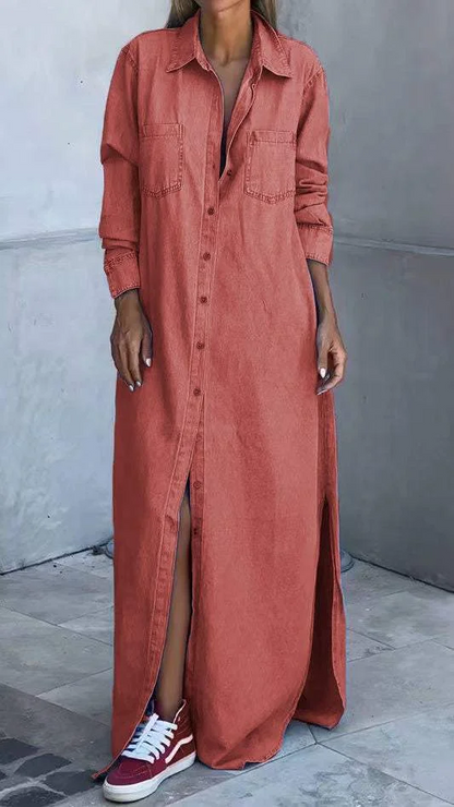Delana | Casual Button Down Dress
