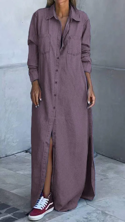 Delana | Casual Button Down Dress