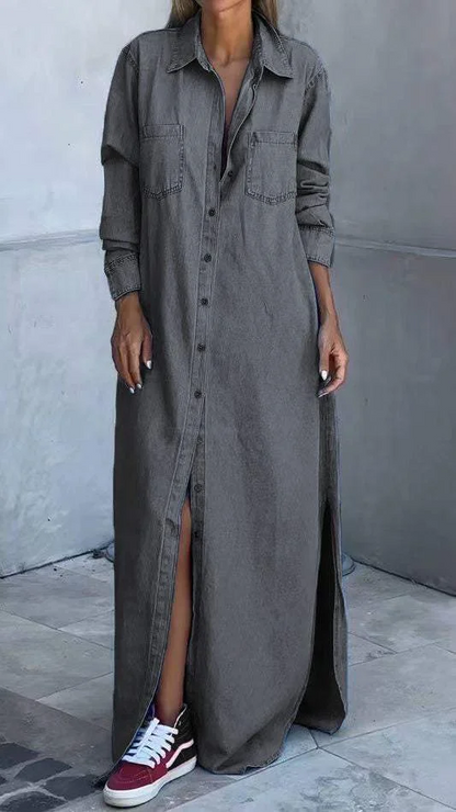 Delana | Casual Button Down Dress