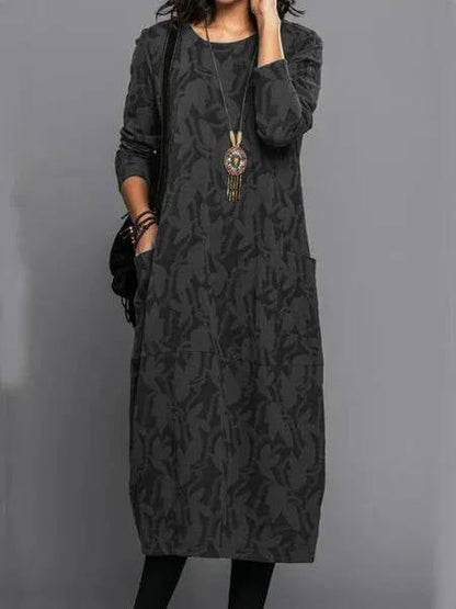 Vivian | Flattering Midi Dress With Pockets