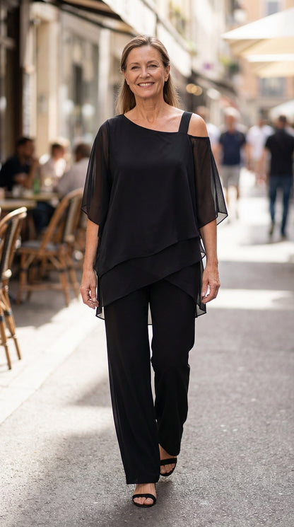Karen | Soft Drape Two-Piece Set