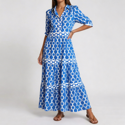 Aliyah | Chain Link Midi Dress