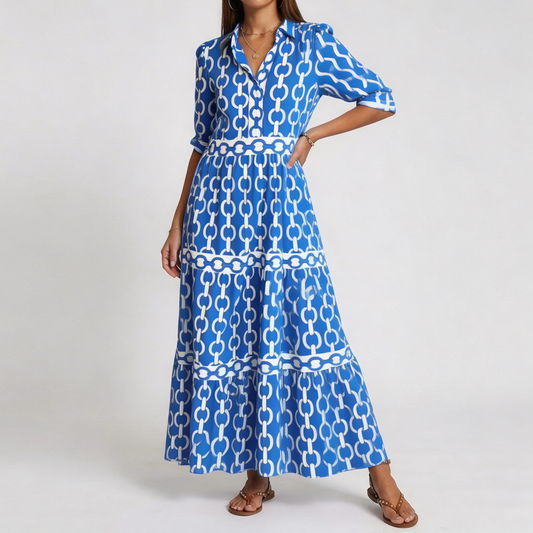 Aliyah | Chain Link Midi Dress