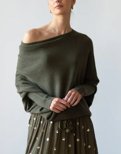 Mira | Asymmetric Draped Jumper