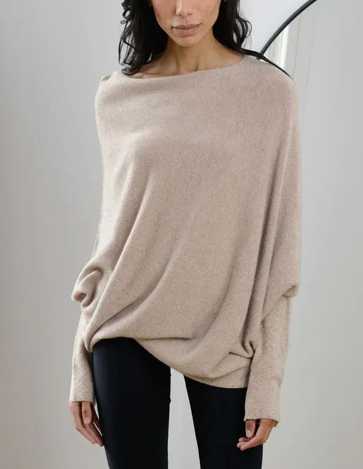 Mira | Asymmetric Draped Jumper