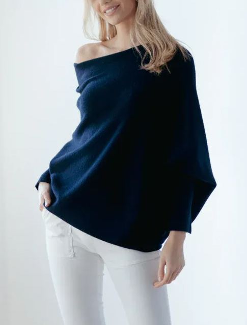 Mira | Asymmetric Draped Jumper