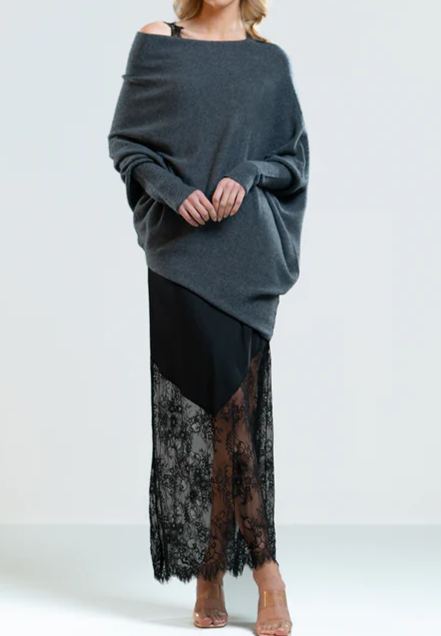 Mira | Asymmetric Draped Jumper