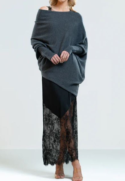 Mira | Asymmetric Draped Jumper