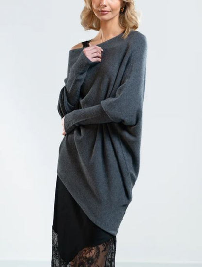 Mira | Asymmetric Draped Jumper