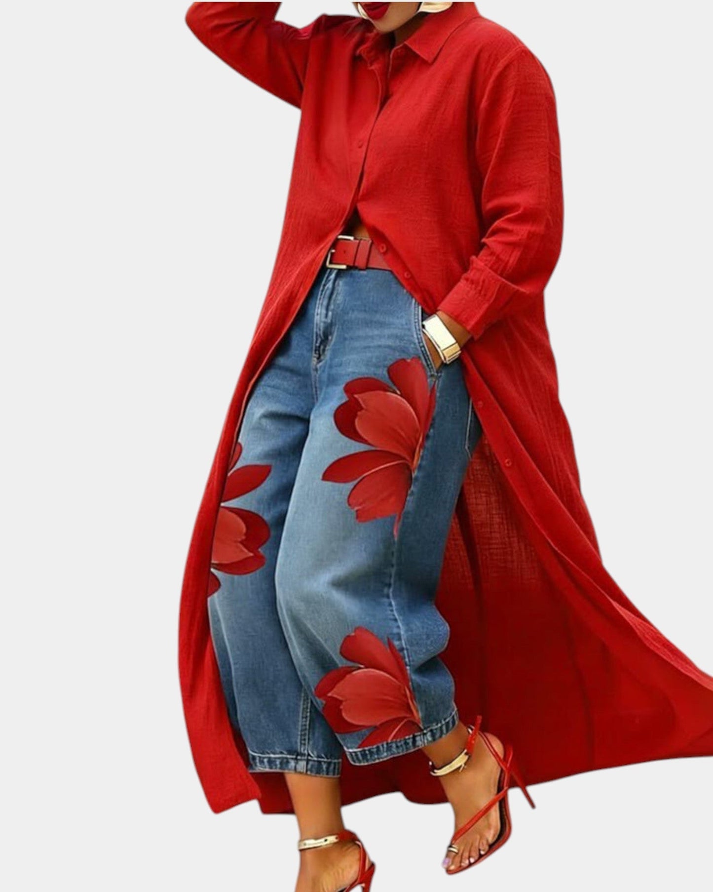 Celine | Effortless Elegance, Wide-Leg Denim Set