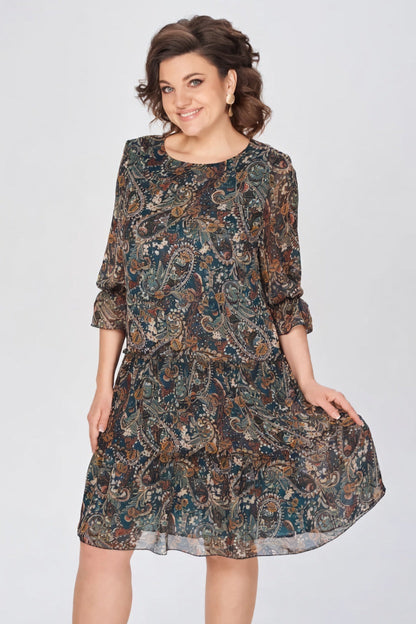 Oriane | Elegant Floral Dress with a Timeless Style