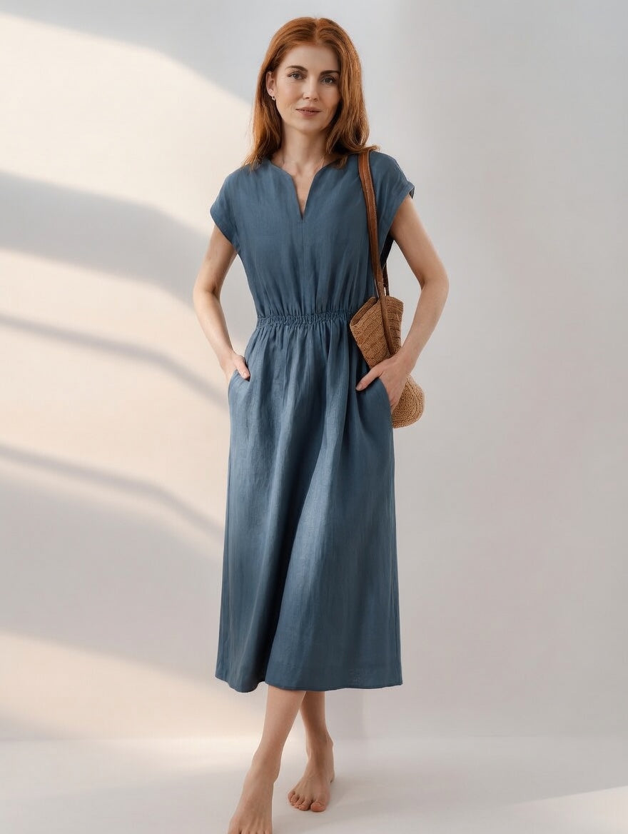 Lina | The Flowing All-Day Linen Dress