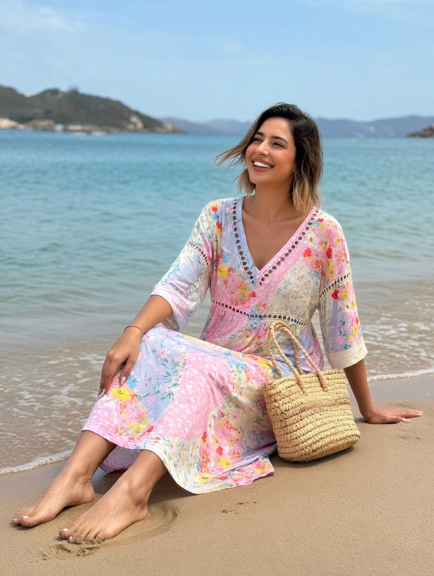 Lysiane | The Charming Floral All-Day Dress