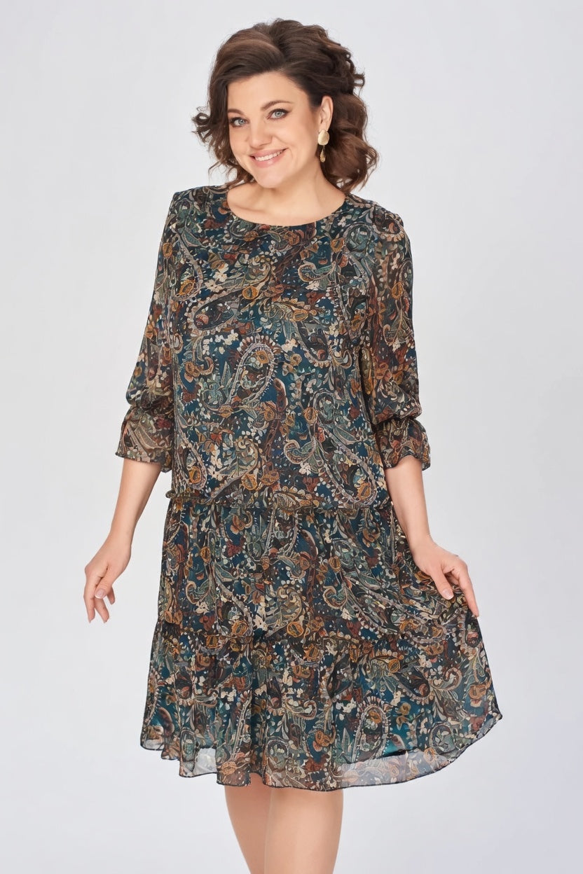 Oriane | Elegant Floral Dress with a Timeless Style