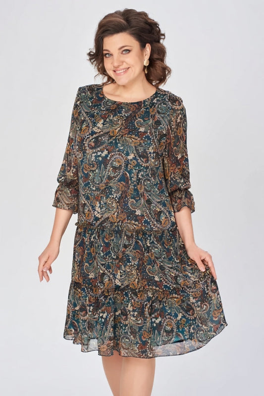 Oriane | Elegant Floral Dress with a Timeless Style