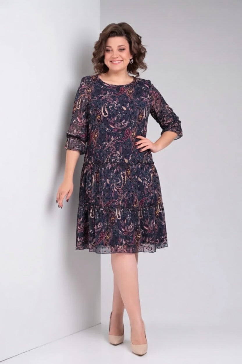 Oriane | Elegant Floral Dress with a Timeless Style