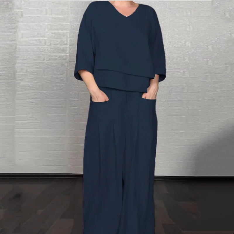 Isabel | Relaxed Linen-Cotton Two-Piece Set