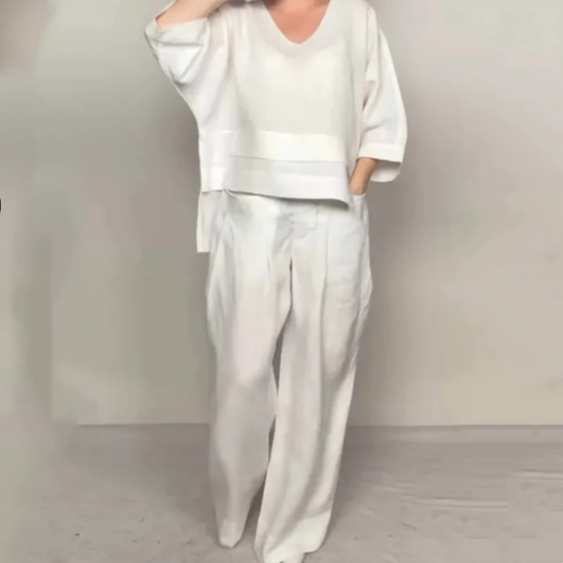 Isabel | Relaxed Linen-Cotton Two-Piece Set
