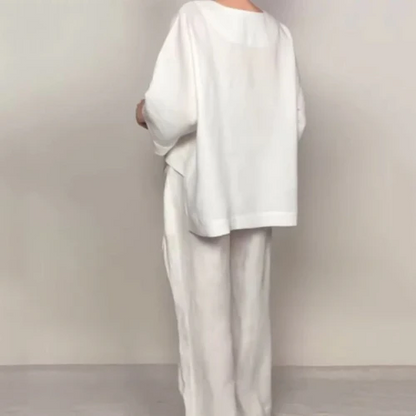 Isabel | Relaxed Linen-Cotton Two-Piece Set