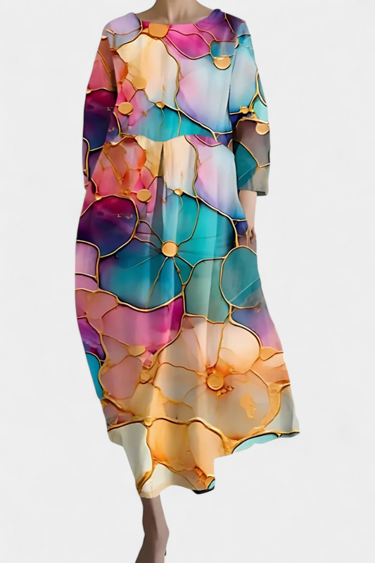 Shirley | Comfortable V-neck Dress
