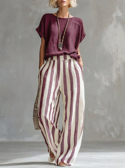 Sophie | The Breathe Easy Stripe Set
