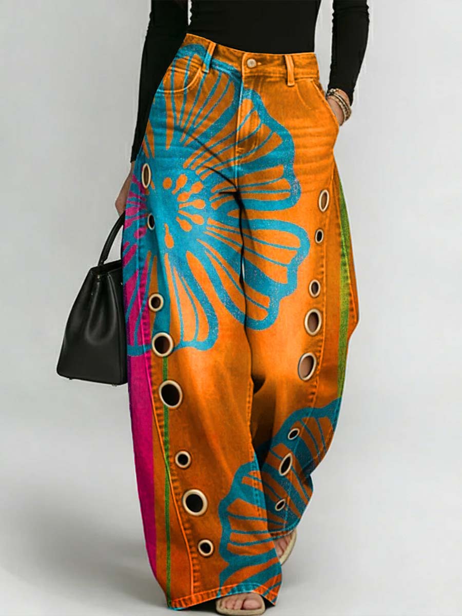 Violet | The Retro Floral Pant