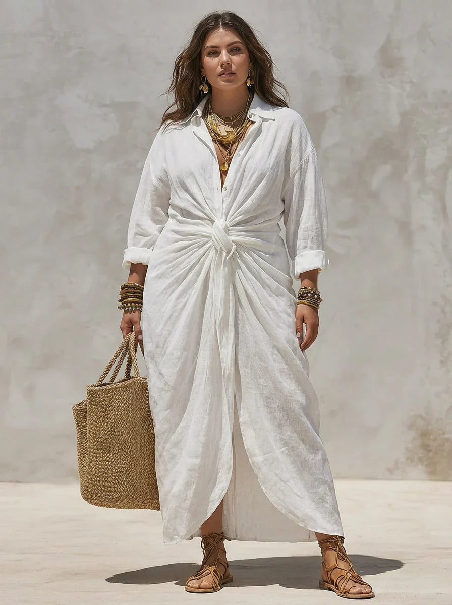 Elara | Effortlessly Flattering Knot Maxi