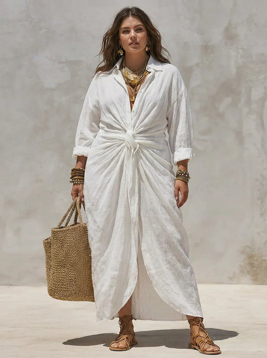 Elara | Effortlessly Flattering Knot Maxi