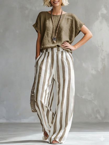 Sophie | The Breathe Easy Stripe Set