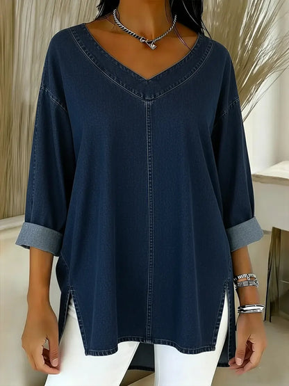 Salia™ | Stylish Denim Top