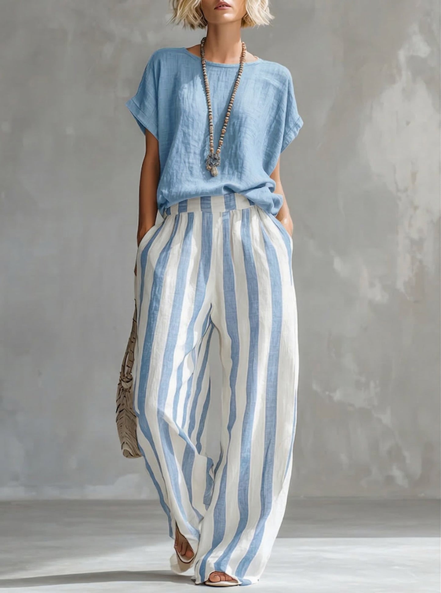 Sophie | The Breathe Easy Stripe Set