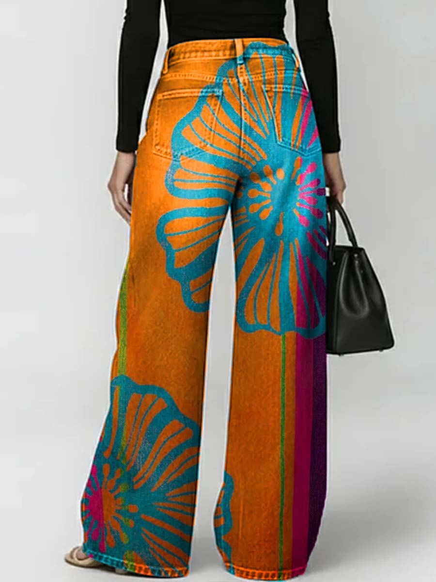 Violet | The Retro Floral Pant