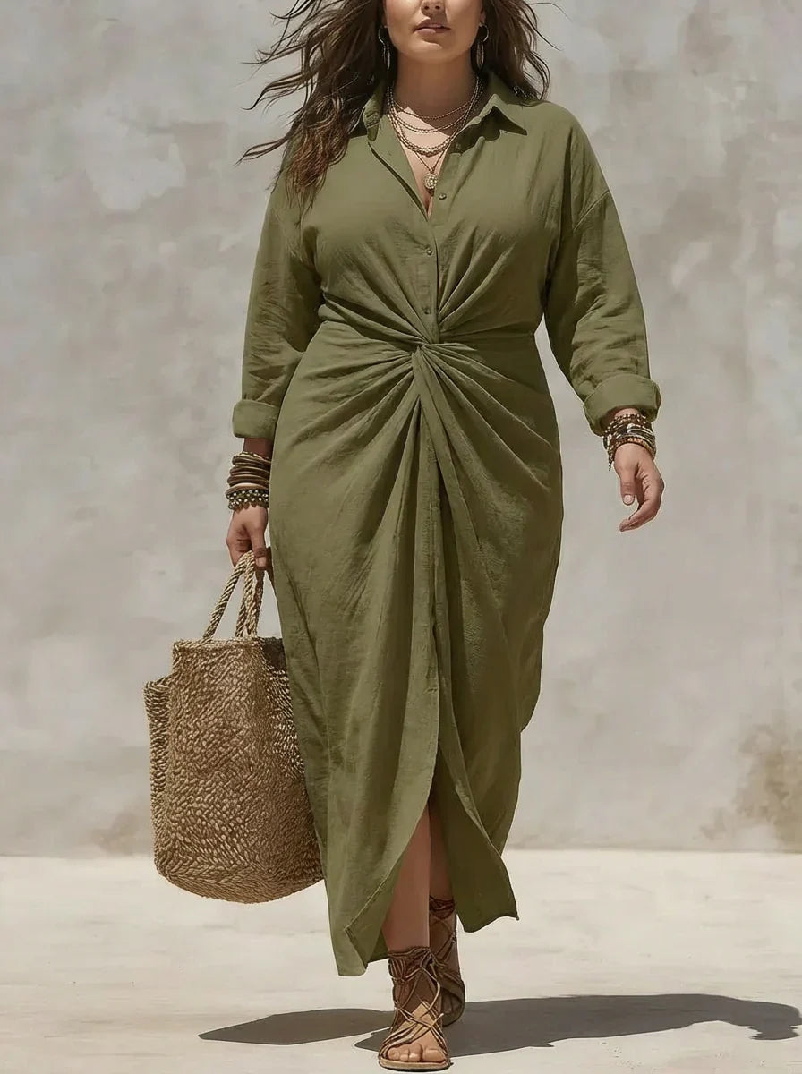 Elara | Effortlessly Flattering Knot Maxi