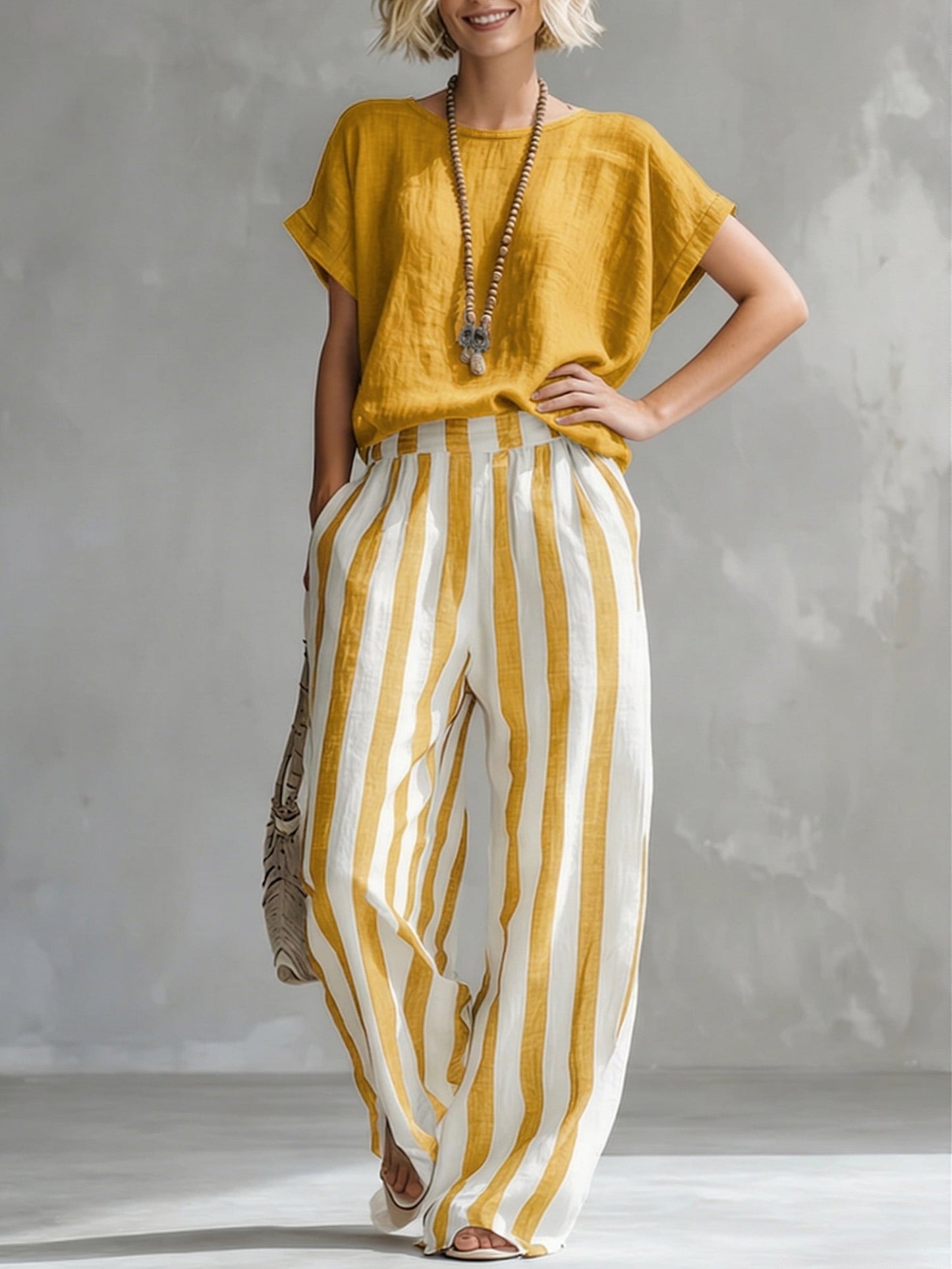 Sophie | The Breathe Easy Stripe Set